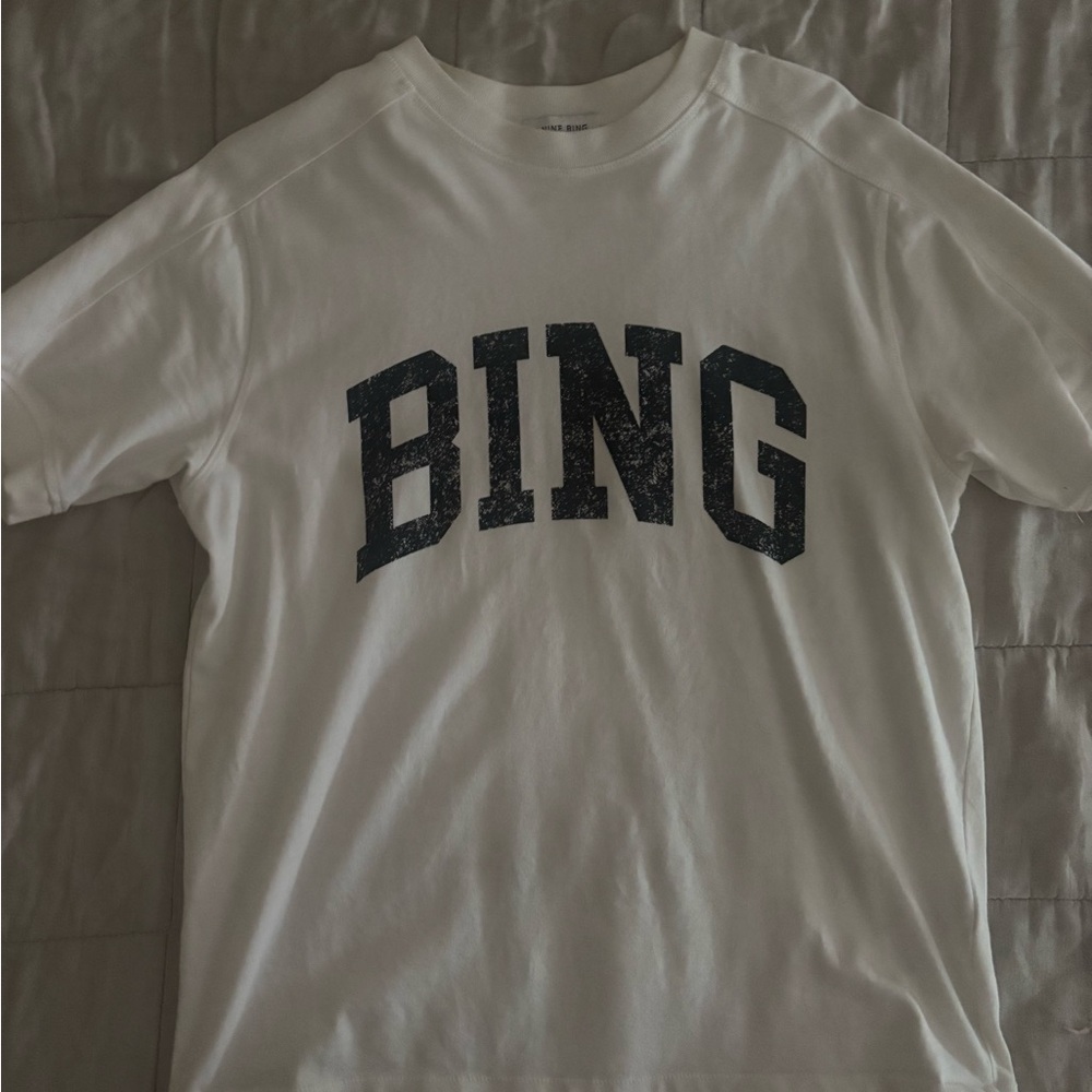 Anine Bing Cream T-Shirt